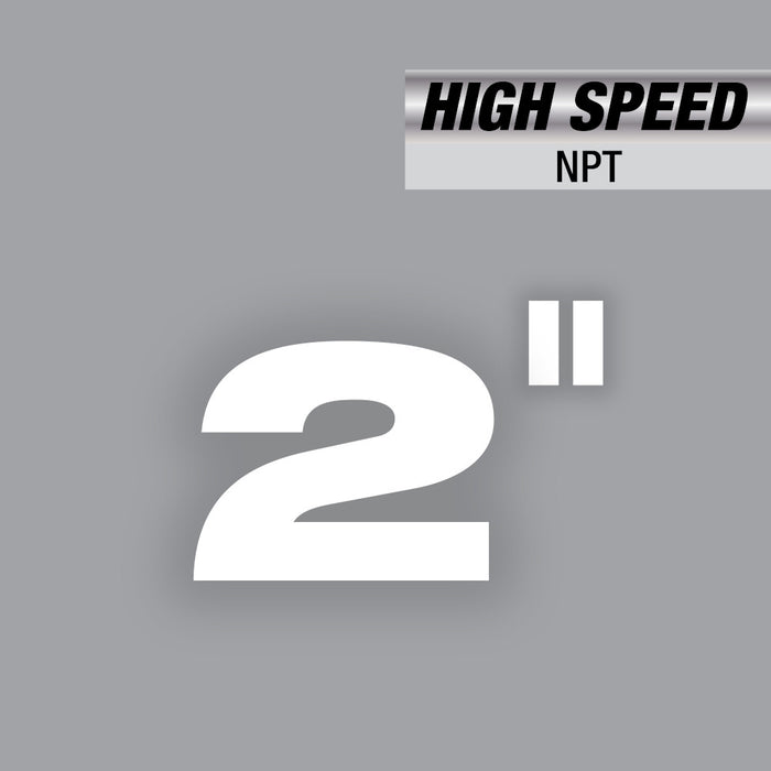 MILWAUKEE 2" HIGH SPEED NPT Portable Pipe Threading Forged Aluminum Die Head