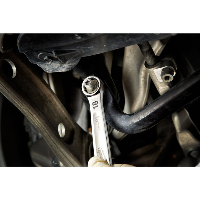 Milwaukee 15pc. Metric Ratcheting Combination Wrench Set with Tray for PACKOUT™ Drawers 48-22-0155