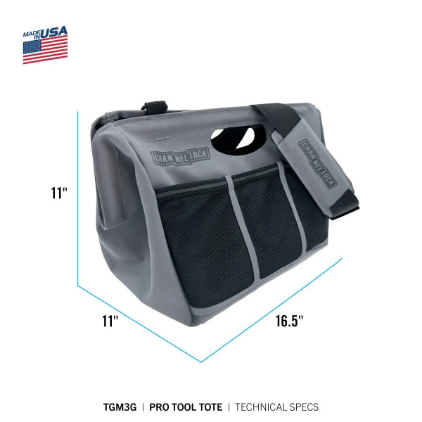 CHANNELLOCK PRO Tool Tote w/ Shoulder Strap