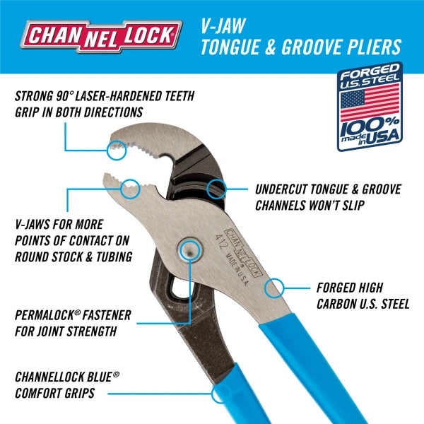 CHANNELLOCK 6.5" Tongue & Groove
