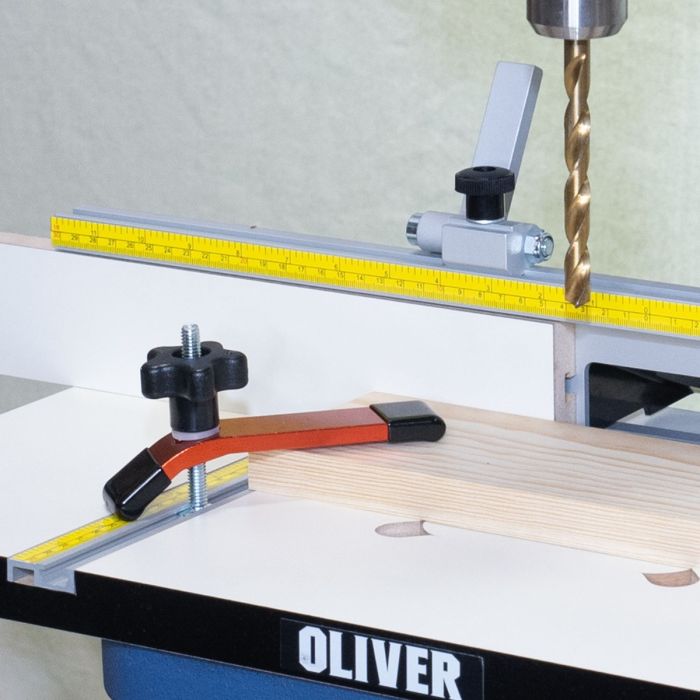 Oliver Machinery Drill Press Table Attachment for 10060/10061/10062/10063 Table Size: 12"x24"x1"