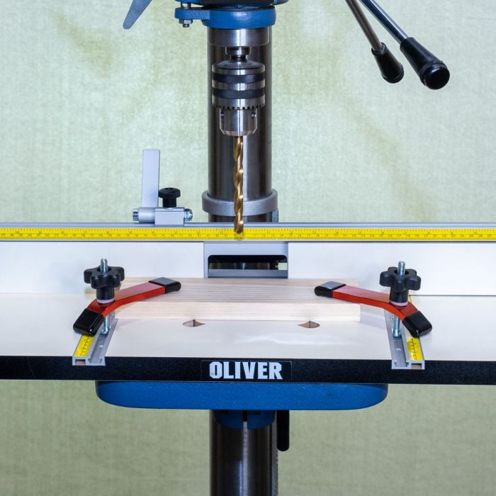 Oliver Machinery Drill Press Table Attachment for 10060/10061/10062/10063 Table Size: 12"x24"x1"