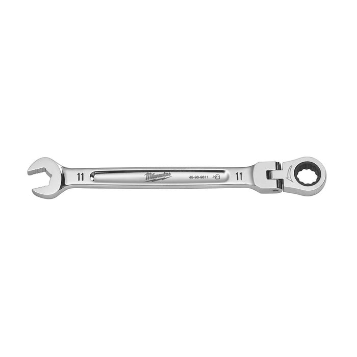 MILWAUKEE Flex Head Ratcheting Combination Wrench - Metric