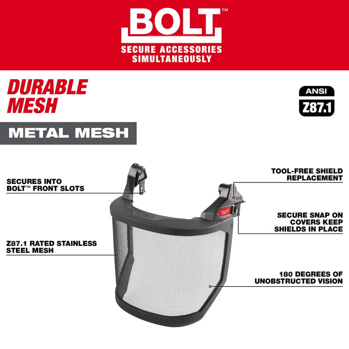 MILWAUKEE BOLT™ Mesh Full Face Shield