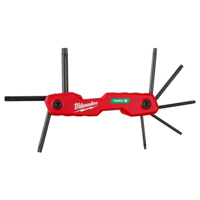 MILWAUKEE 8-Key Folding Hex Key Set - Torx