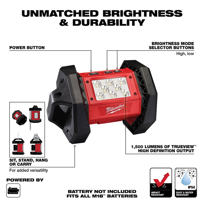MILWAUKEE M18™ ROVER™ Flood Light (Light Only)