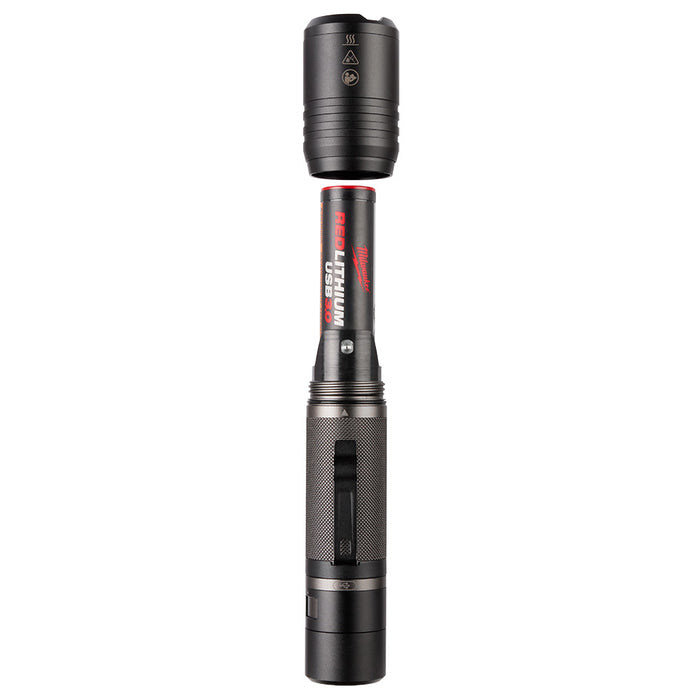 MILWAUKEE REDLITHIUM™ USB Slide Focus Flashlight