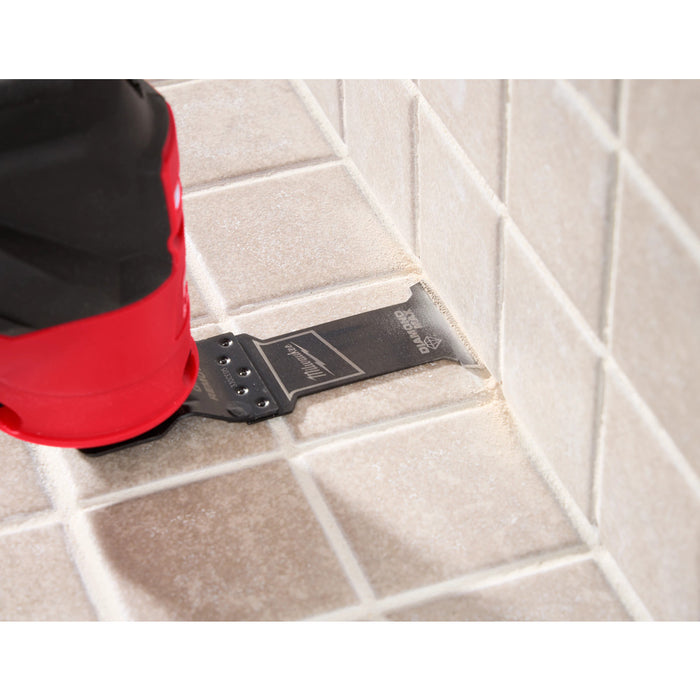 MILWAUKEE OPEN-LOK™ DIAMOND MAX™ Diamond Grit Grout Removal Multi-Tool Plunge Blade