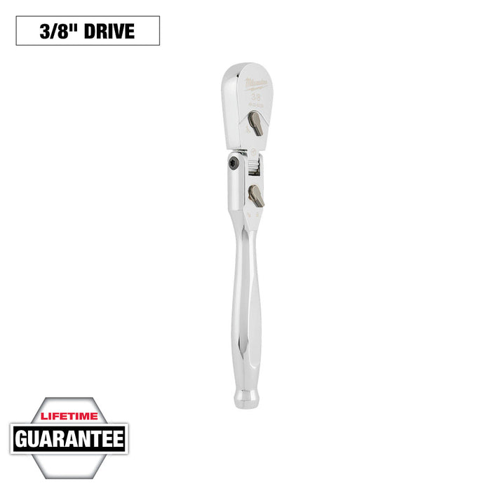 MILWAUKEE 3/8" Drive 9" Flex Head Ratchet