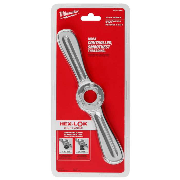 MILWAUKEE HEX-LOK 2-IN-1 Tap & Die Threading Handle