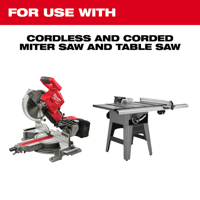 MILWAUKEE 10" 40T Circular Saw Wood Cutting Blade