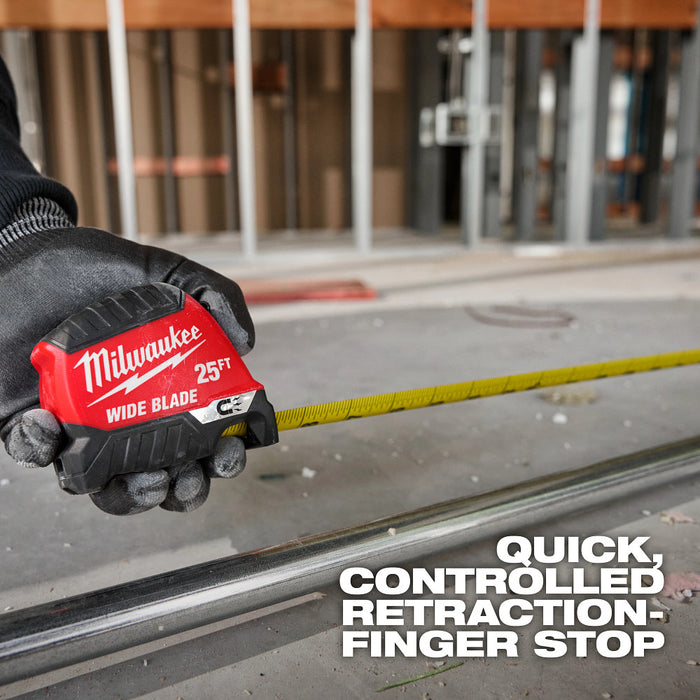 MILWAUKEE 16' Wide Blade Magnetic Tape Measure