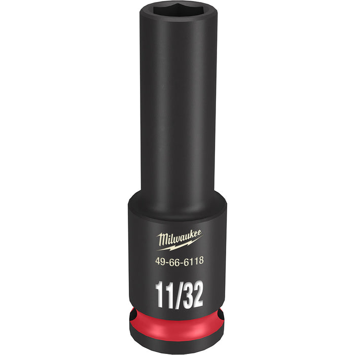 MILWAUKEE SHOCKWAVE Impact Duty 3/8" Drive 11/32" Deep 6 Point Socket
