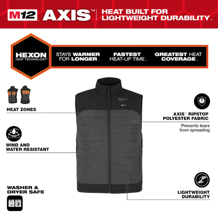 MILWAUKEE M12™ Heated AXIS™ Vest Kit