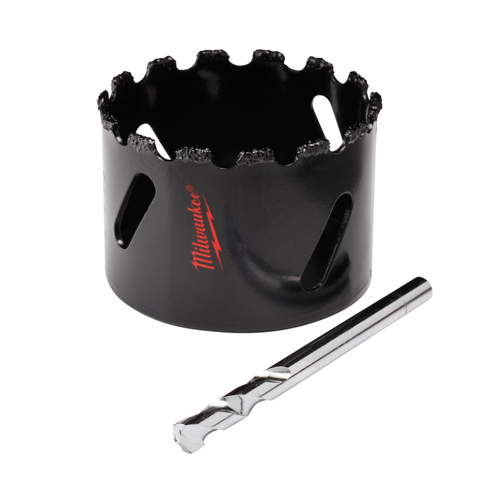 Milwaukee Tools 2-1/2" Carbide Grit Hole Saw 49-56-0456