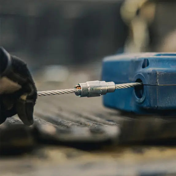 FREE SHIPPING PROMO FT-R+™ Class 2 Leading Edge SRL w/ 30' Galvanized Steel Cable 420 lb max., Field Replaceable Cable