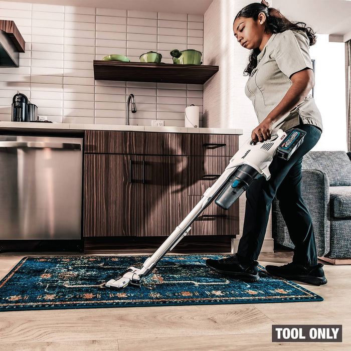 Makita GLC04Z 40V max XGT® Brushless Cordless Cyclonic Power Brush Head 4-Speed Compact Stick Vacuum, Tool Only