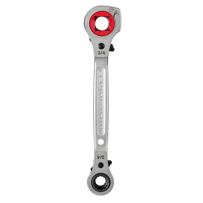 MILWAUKEE Lineman's 5 IN 1 Ratcheting Wrench w/ Milled Strike Face Q4