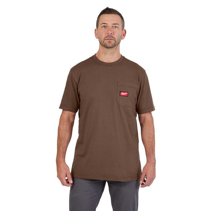GRIDIRON™ Pocket T - SS Brown S