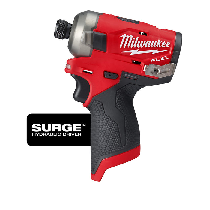 Destornillador hidráulico hexagonal MILWAUKEE M12 FUEL™ SURGE™ de 1/4" (solo herramienta)
