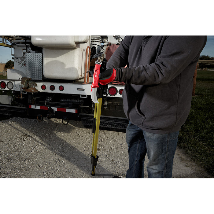 MILWAUKEE Lineman’s Blunt Tip Hawkbill Knife w/ STICKWORK™ 3 IN 1 Ring