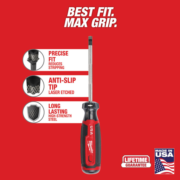 MILWAUKEE #1 ECX 4" Cushion Grip Screwdriver