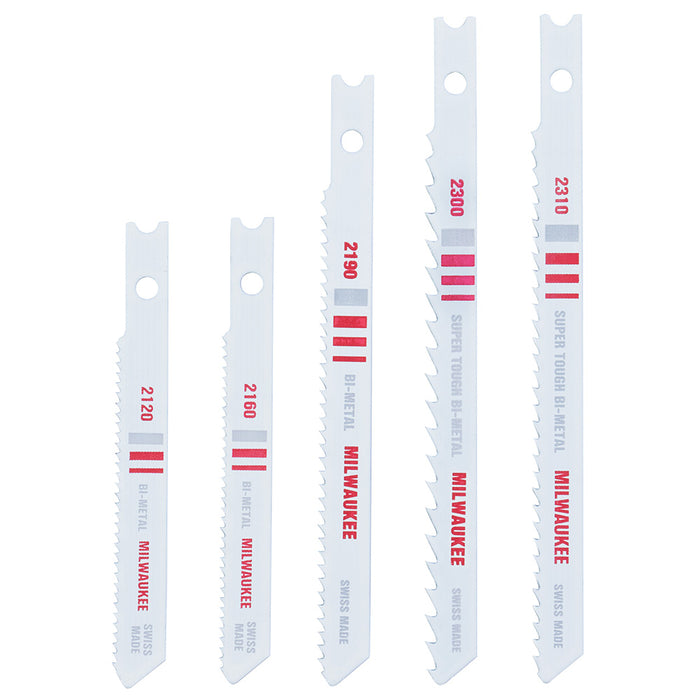 Milwaukee Tools 5 Pc. Jig Saw Blade Assortment 49-22-1168