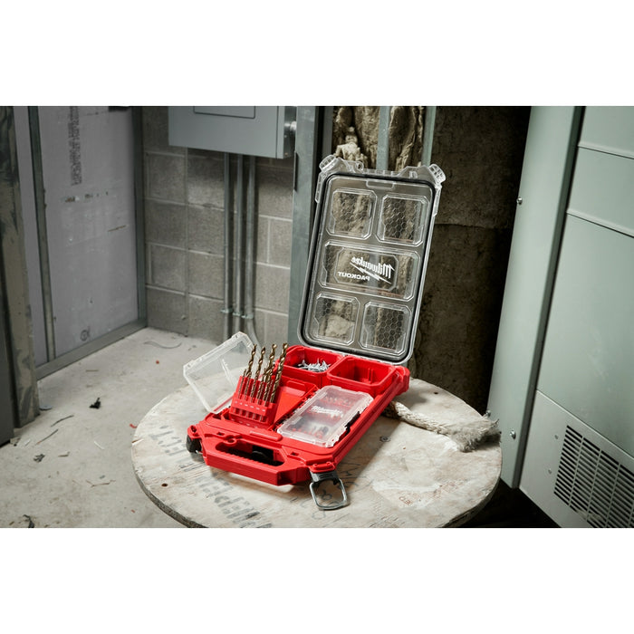 MILWAUKEE 15 PIEZAS. Juego de brocas de cobalto RED HELIX™