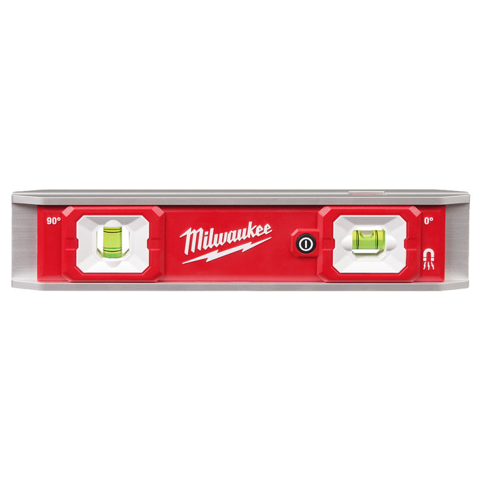MILWAUKEE 9" Torpedo Level w/ Lighted Vials