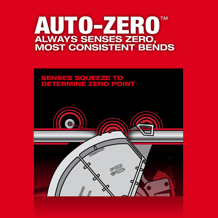Milwaukee M18 FUEL Branch Conduit Bender with AUTO-ZERO M18 5150-20