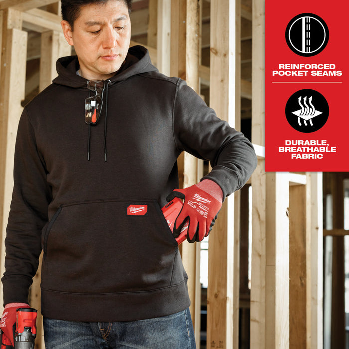 Sudadera con capucha MILWAUKEE de peso medio