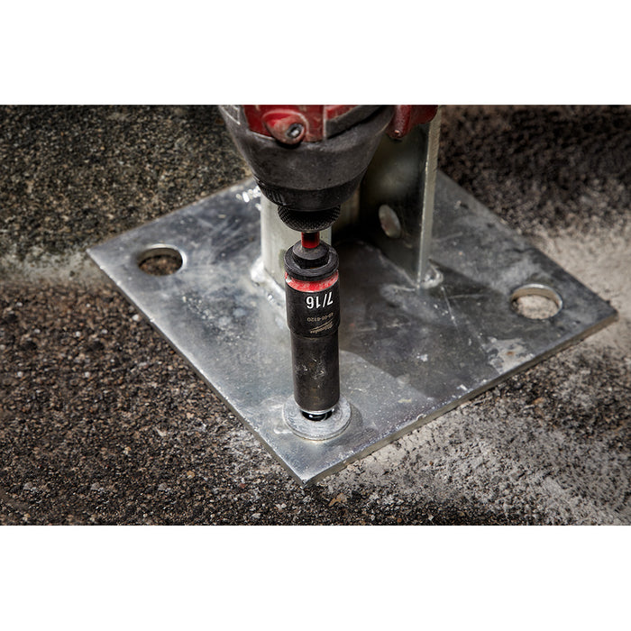 MILWAUKEE SHOCKWAVE Impact Duty 3/8" Drive 7/16" Dado de 6 puntos de profundidad
