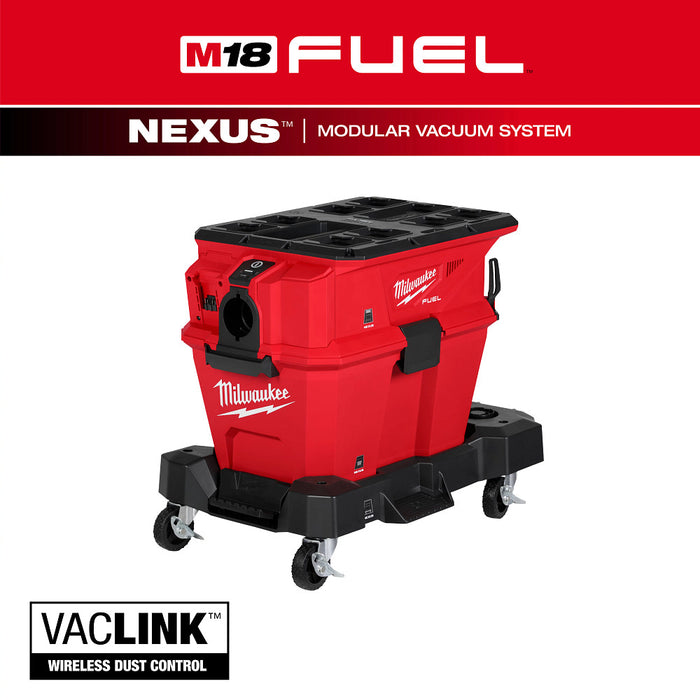 Milwaukee M18 FUEL NEXUS 6 Gallon Wet/Dry Vacuum with PACKOUT Compatibility and VACLINK (Bare Tool) 0914-20