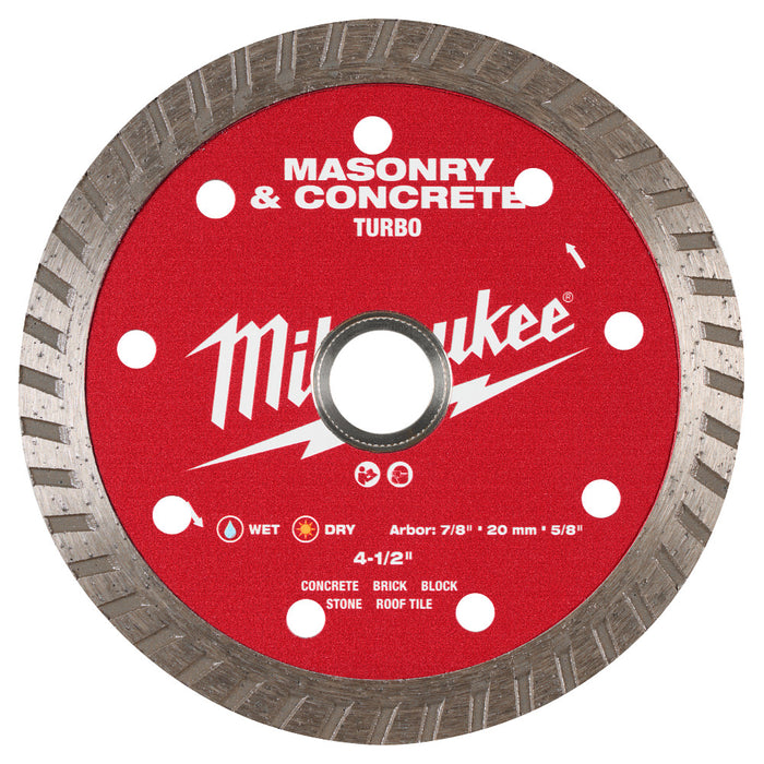 MILWAUKEE Turbo Masonry & Concrete Blades
