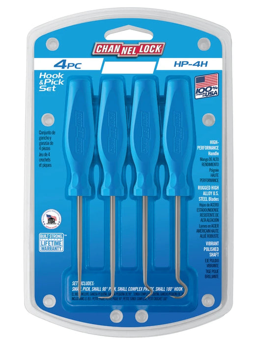 CHANNELLOCK 4pc Precision Hook & Pick Set
