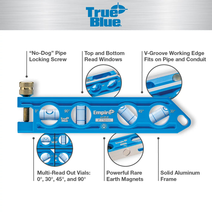Empire 6" Die Cast Torpedo Level EM85.6