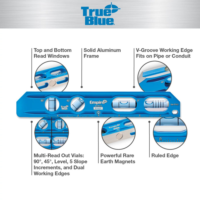 Empire 8" Die Cast Torpedo Level EM85.8