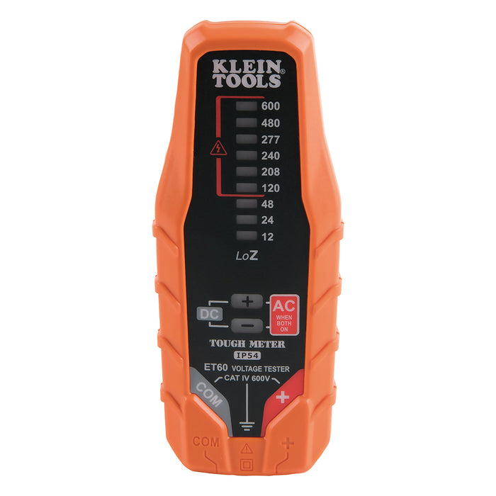 KLEIN TOOLS Electronic AC/DC Voltage Tester, 12 - 600V