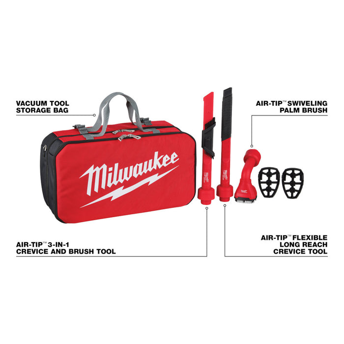 MILWAUKEE AIR-TIP™ 3 PC. Automotive Vacuum Tool Kit
