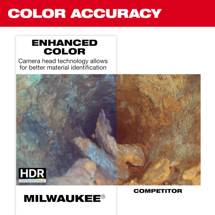 MILWAUKEE M18™ 120’ Mid-Stiff Modular Pipeline Inspection System Kit