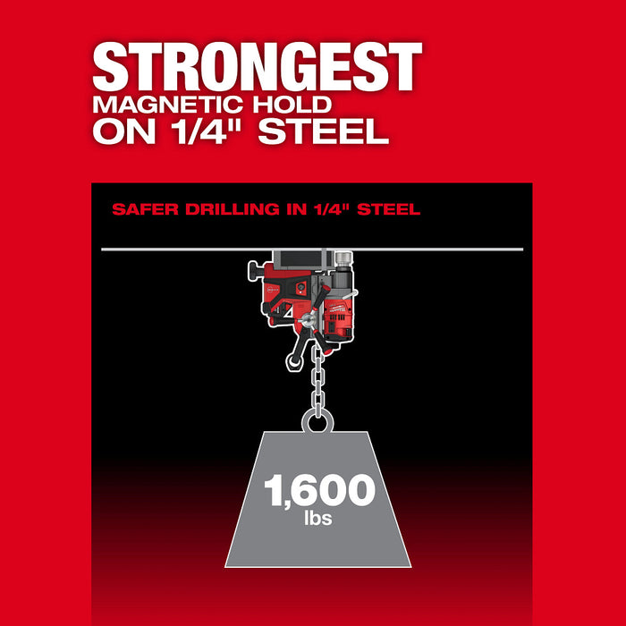 MILWAUKEE M18 FUEL 1-1/2" Lineman Magnetic Drill High Demand Kit
