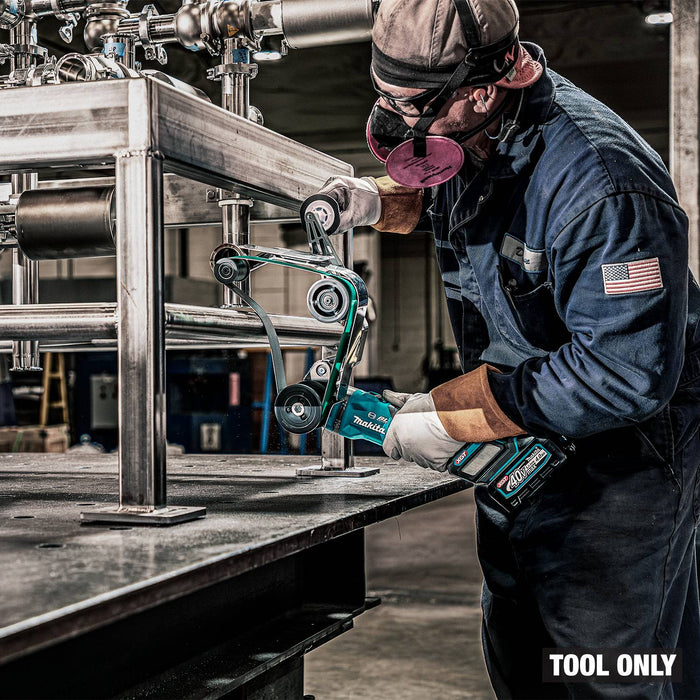 Makita GSB02Z 40V max XGT® Brushless Cordless 1-9/16" x 30" Pipe Belt Sander, Tool Only