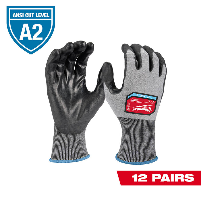 High Dex A2 Polyurethane Gloves-XXL