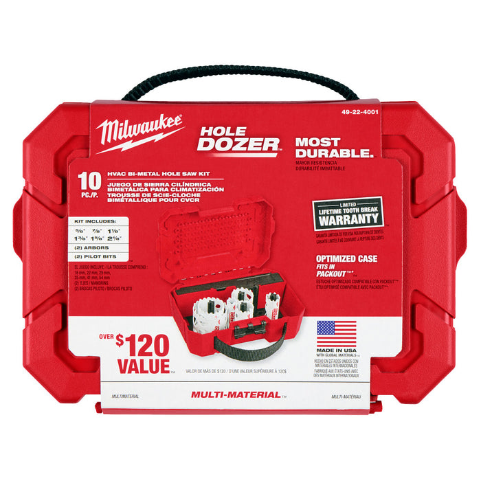 MILWAUKEE 19 PC. HOLE DOZER™ Bi-Metal Hole Saw Kit