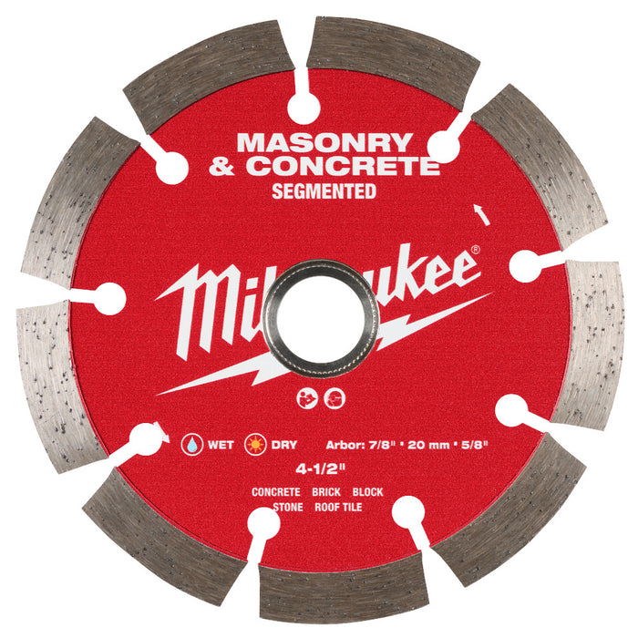 MILWAUKEE Segmented Masonry & Concrete Blades