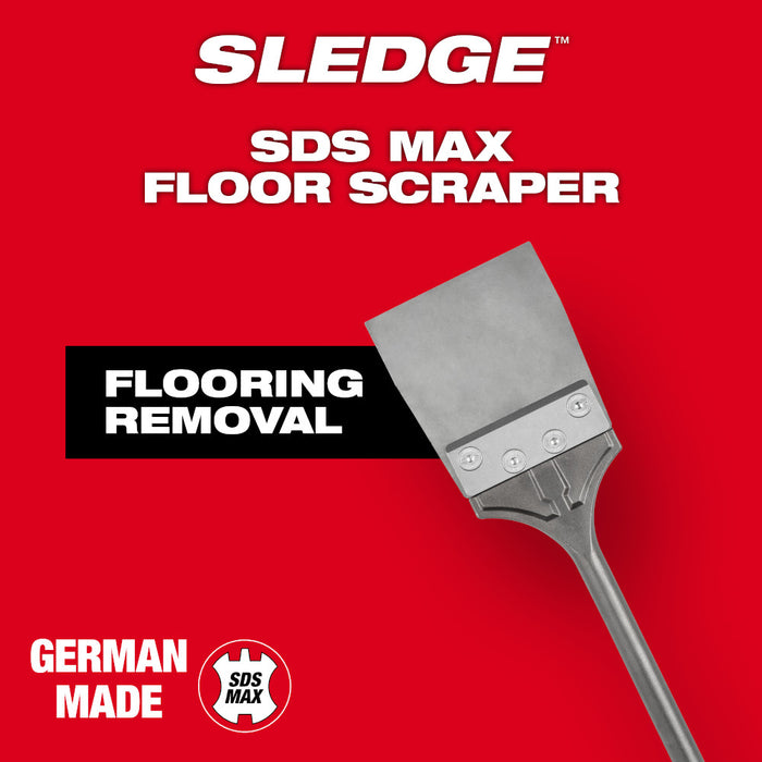 Milwaukee Tools SDS MAX SLEDGE Floor Scraper 48-62-4096
