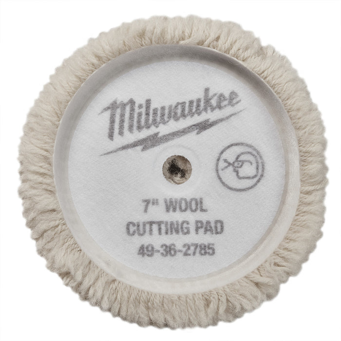 Milwaukee Tools 7 In. Wool Cutting Pad 49-36-2785