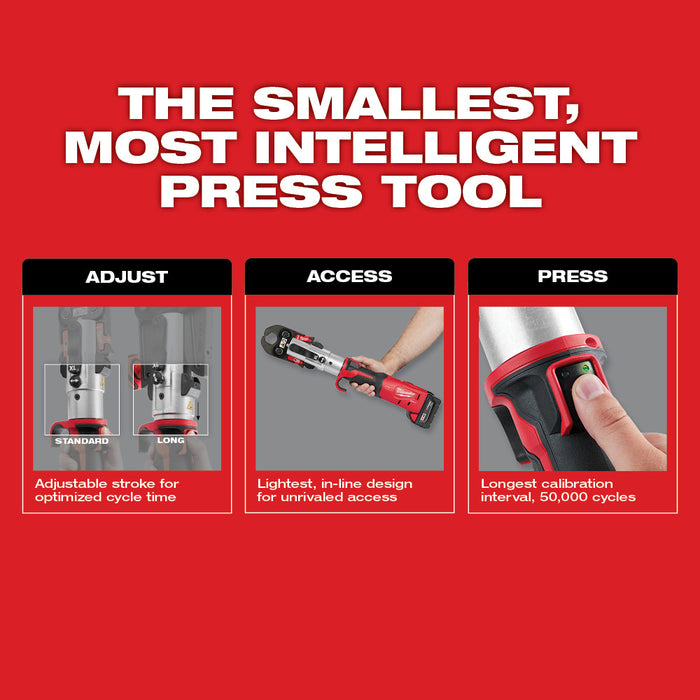 MILWAUKEE M18™ FORCE LOGIC™ Long Throw Press Tool Kit