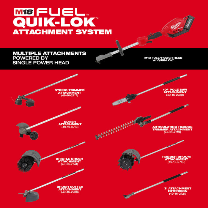 MILWAUKEE M18 FUEL™ QUIK-LOK™ Brush Cutter Attachment