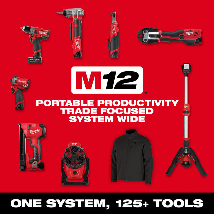 MILWAUKEE M12™ BLUETOOTH® Jobsite Speaker w/ PACKOUT™ Compatibility